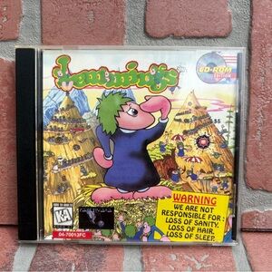 New Never Used Lemmings PC Game 1991 Psygnosis CD ROM